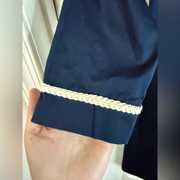 Vineyard Vines Women’s Navy Rope Appliqué Tunic Dress - Size 2 - Picture 4 of 10